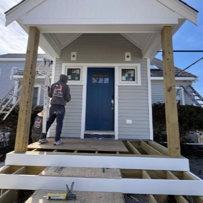Modernized kitchen through professional cabinet spraying