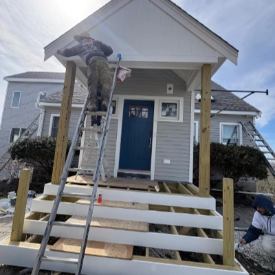 Wood preservation on custom outdoor pergola