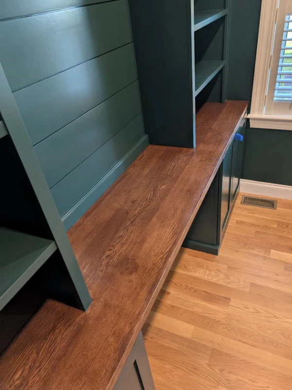 Interior paint cans showcasing premium brand colors and finishes